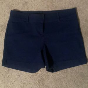 The Limited navy shorts, size 8